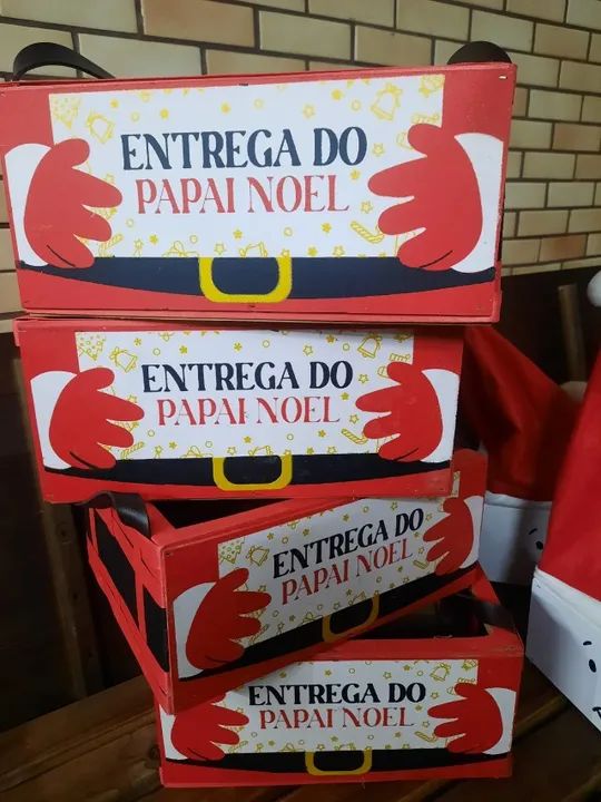Caixas natal em vime sintético - Foto 4