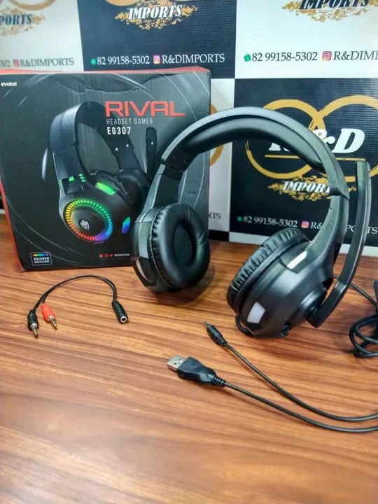 Entrega grátis !! Fone Headset gamer com microfone  - Foto 3