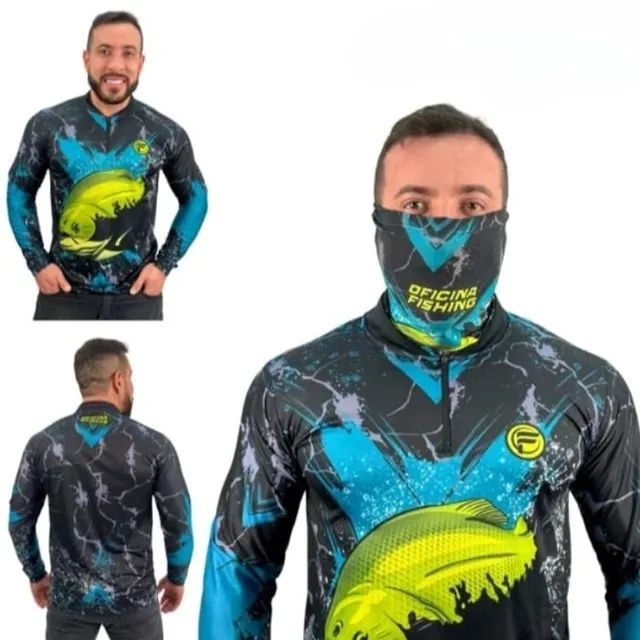 Camisa de pesca com bandana  - Foto 2
