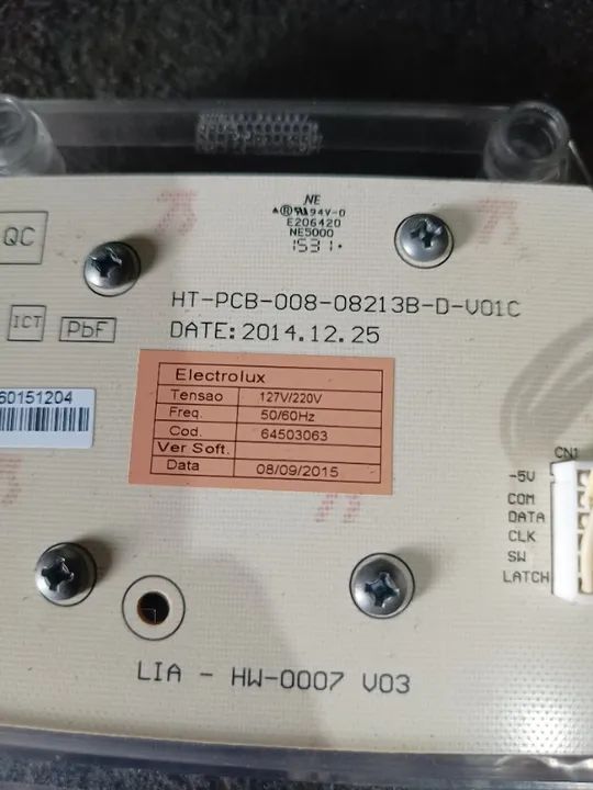 Placa Interface Lavadora Electrolux Ltd11 Ltd15 Lt10b Lt13b - Foto 2