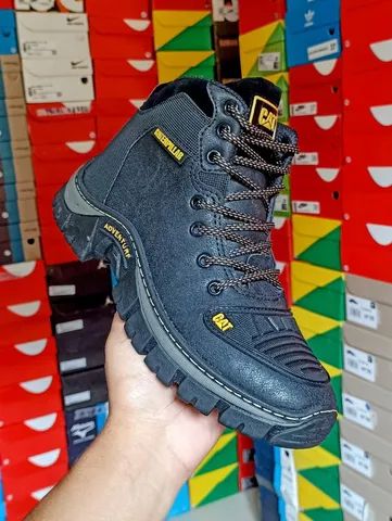 Bota Caterpillar Adventure Motoqueiro - Preto