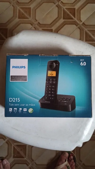 Telefone sem fio Philips D215