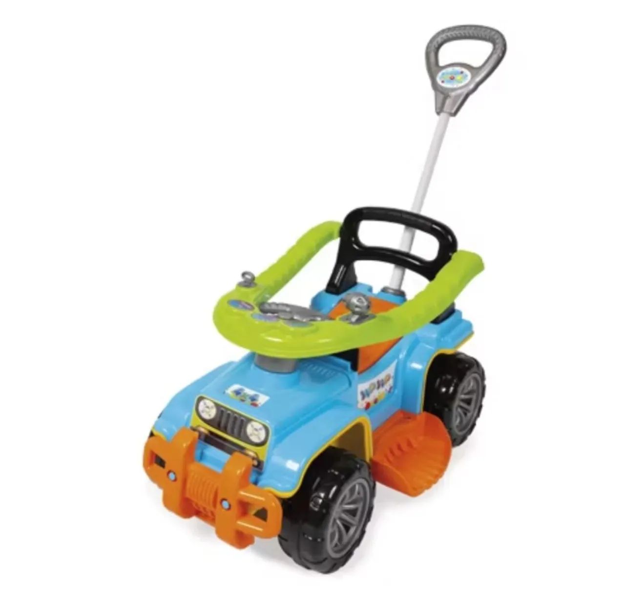 Carrinho de Passeio Infantil Quadriciclo com Empurrador Jip Jip 