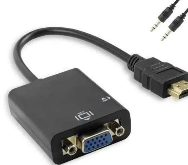 Conversor Hdmi Para VGA Com Saída P2 De Áudio
