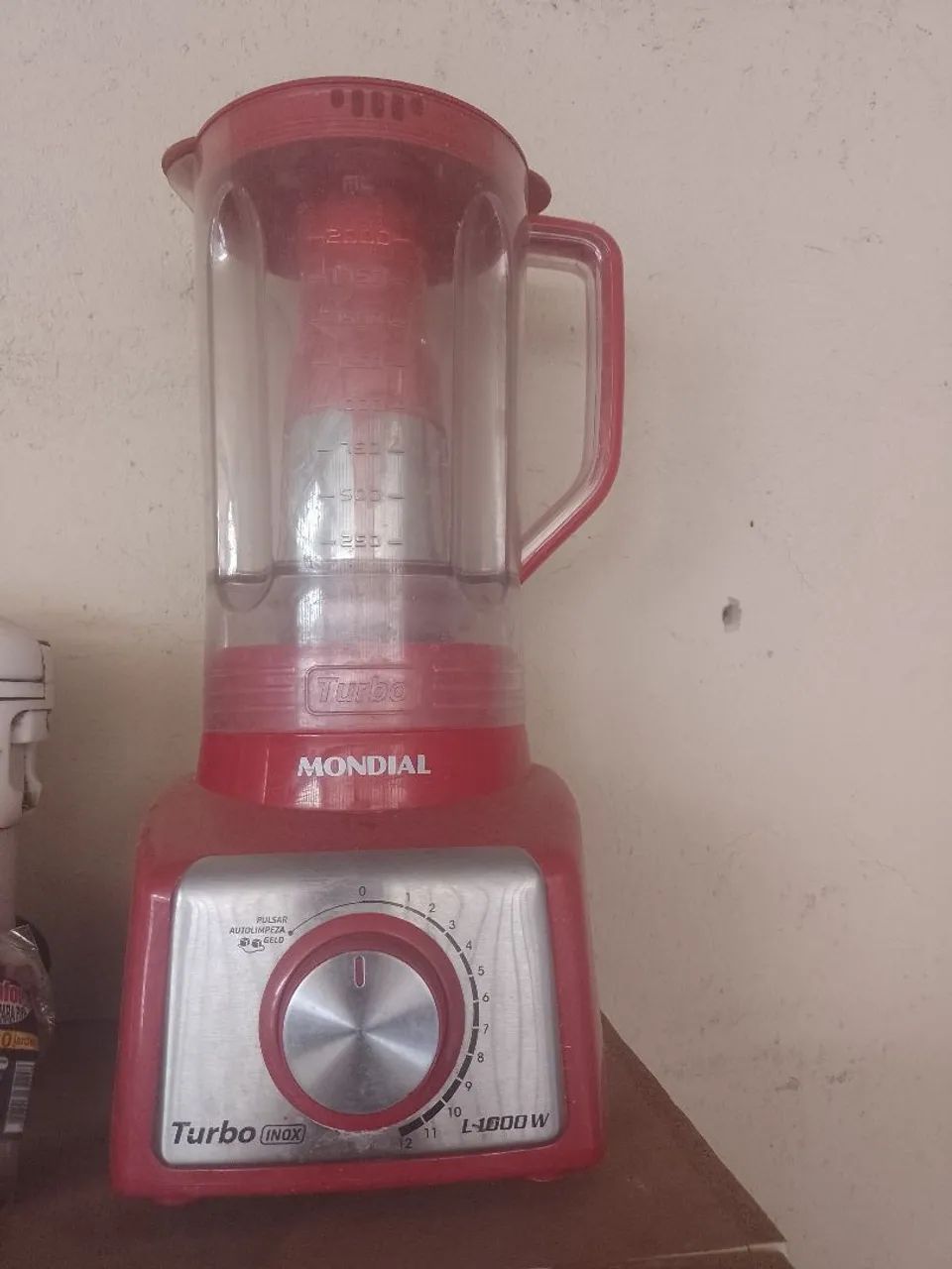 Liquidificador Mondial Turbo Inox 1000W