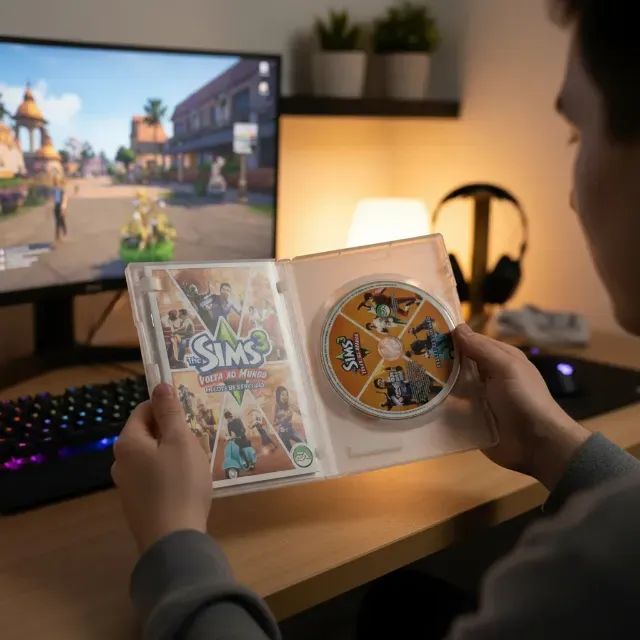 jogo the sims 3 volta ao mundo pacote de expansão midia fisica