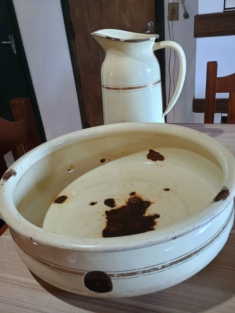 Antigo Gomil - Jarro e Bacia de Ágata  - Foto 5