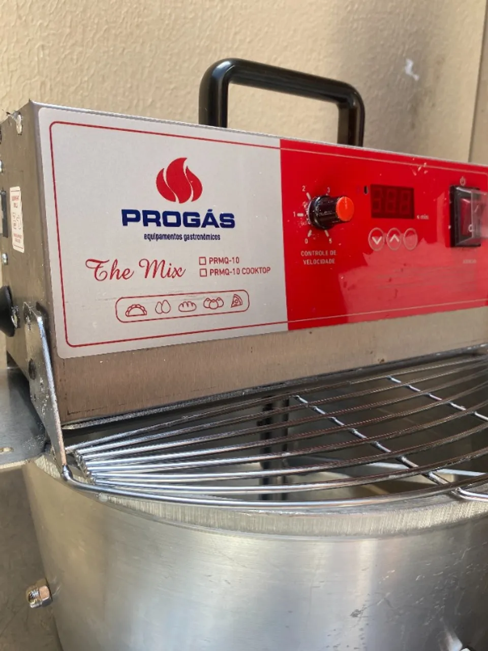 Misturador Panela Elétrica Progás Prmq-10 Vermelha 10l 183w