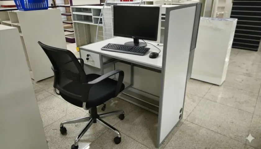 MESA AÇO PARA ATENDIMENTO