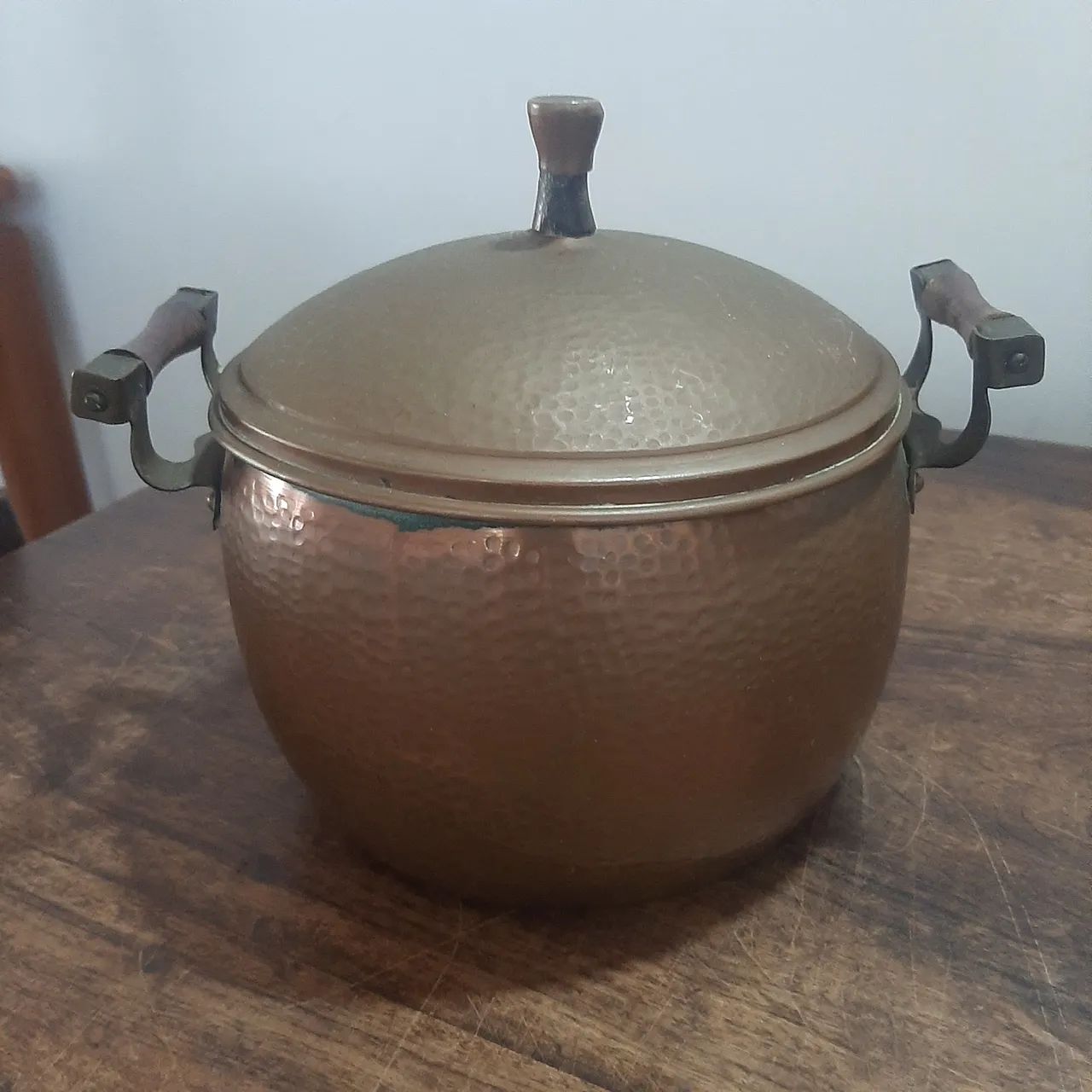 Panela de Cobre Antiga Decorativa