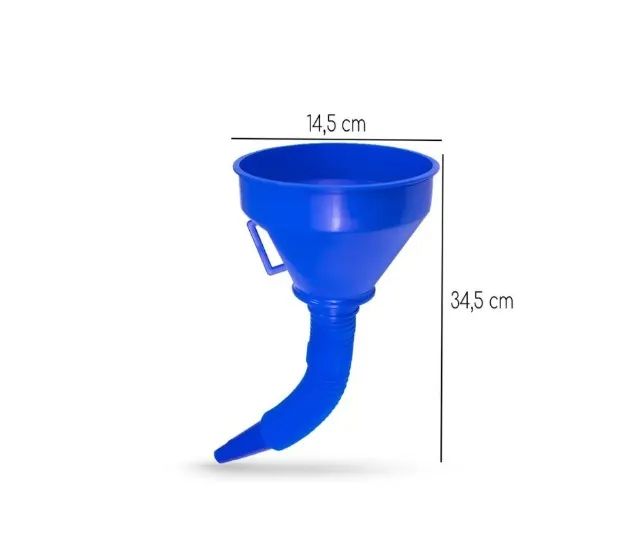 Funil Plastico Flexivel Auto Carro TRY-0034  - Foto 2