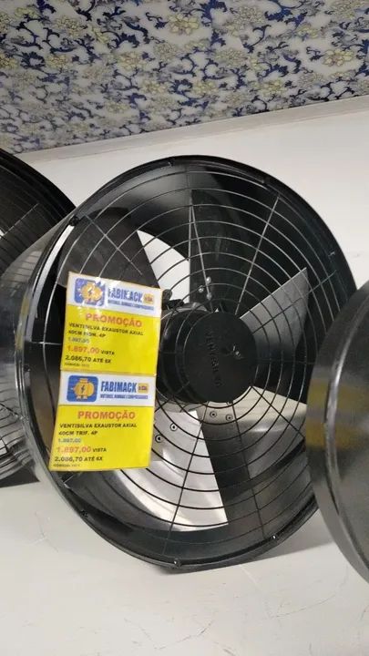 EXAUSTOR INDUSTRIAL 40CM 220V MON 4P VENTISILVA