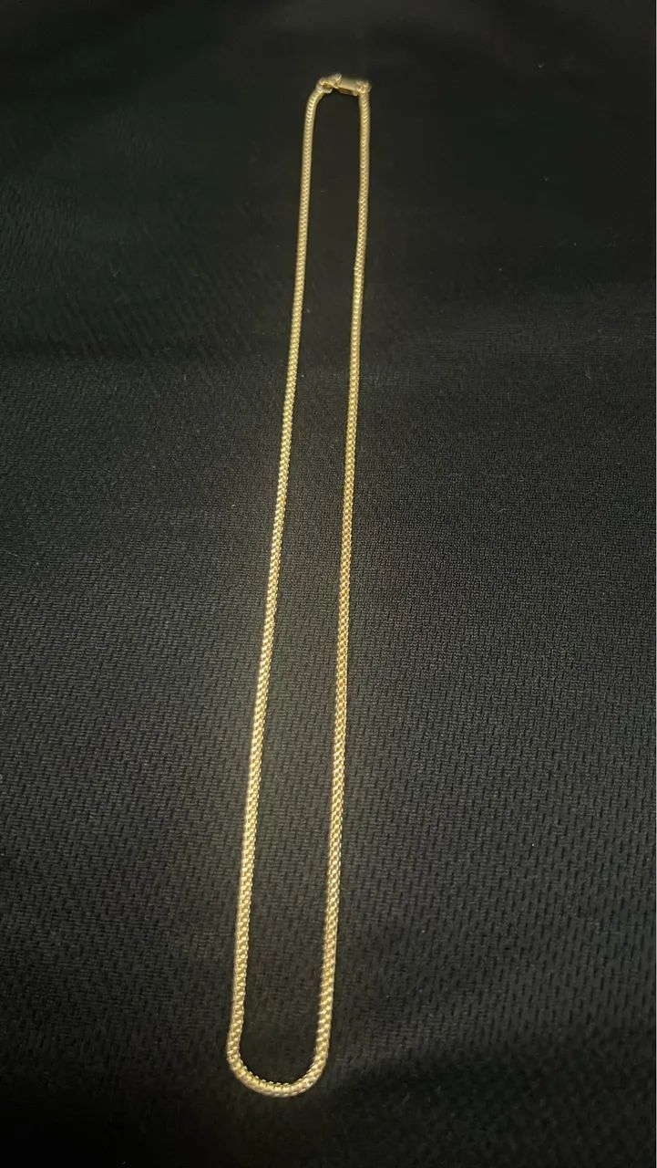 Correntes em ouro 18k 40 e 45cm