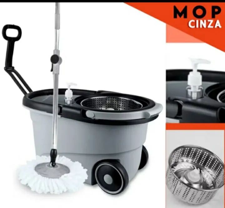 Mop Giratório de aço para Limpeza Condor Perfect Pro - Foto 5
