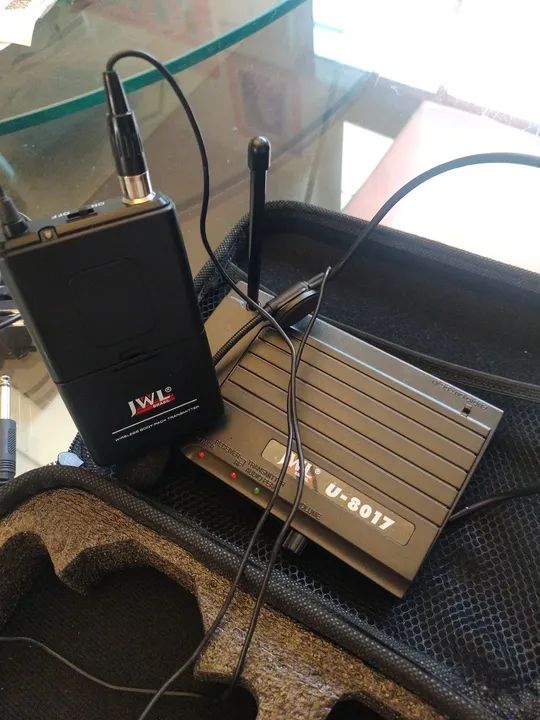 Microfone sem fio JWL - U-8017 - Foto 2