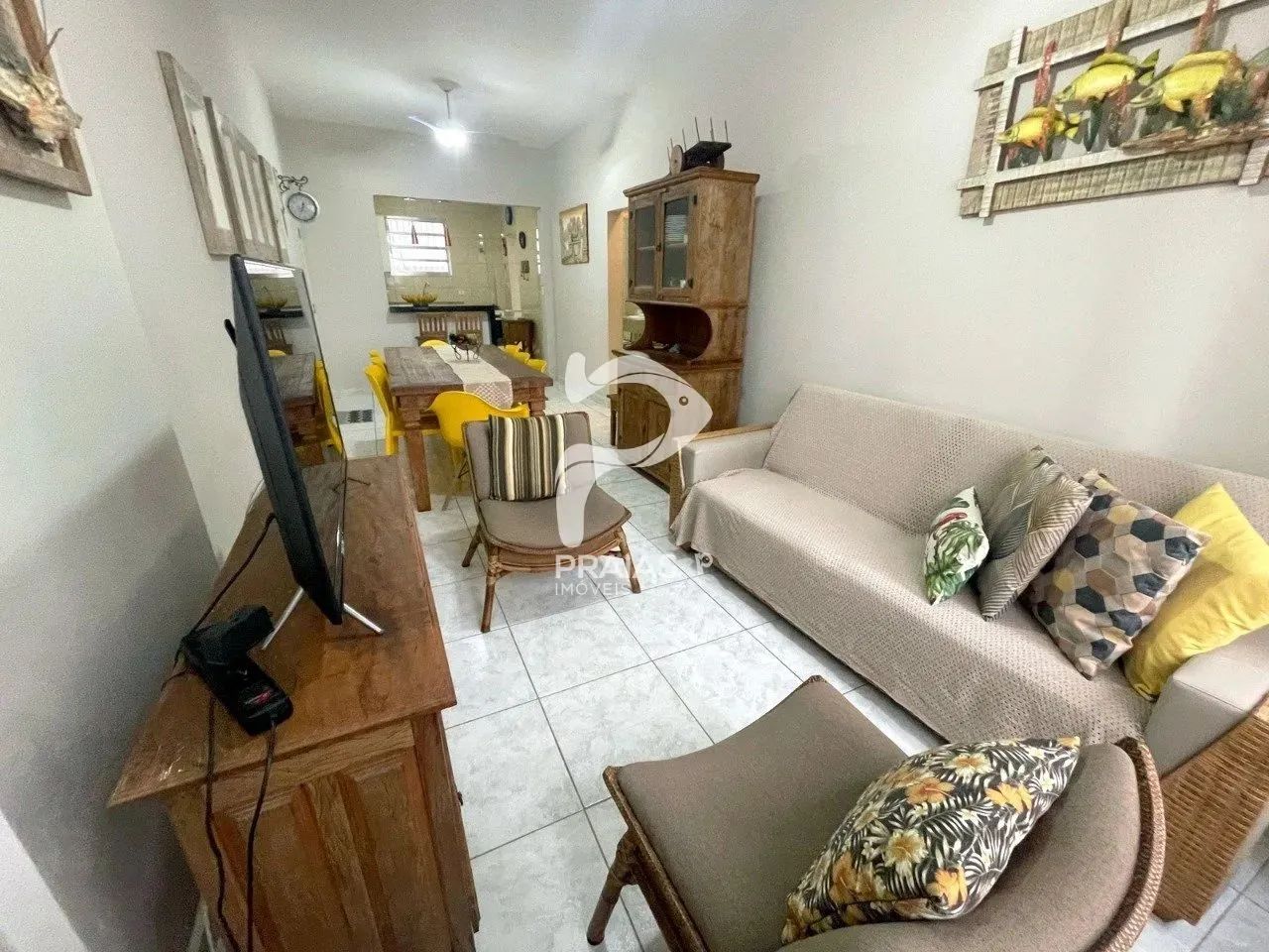 Apartamento, 2 dormitórios, região centro à venda na Pitangueiras, Guarujá