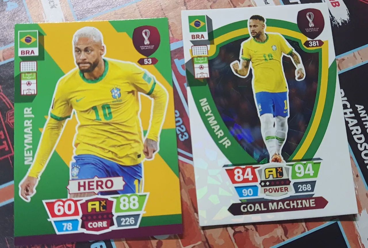 2 Cards Da Copa Neymar Panini Adrenalyn XL - Foto 4