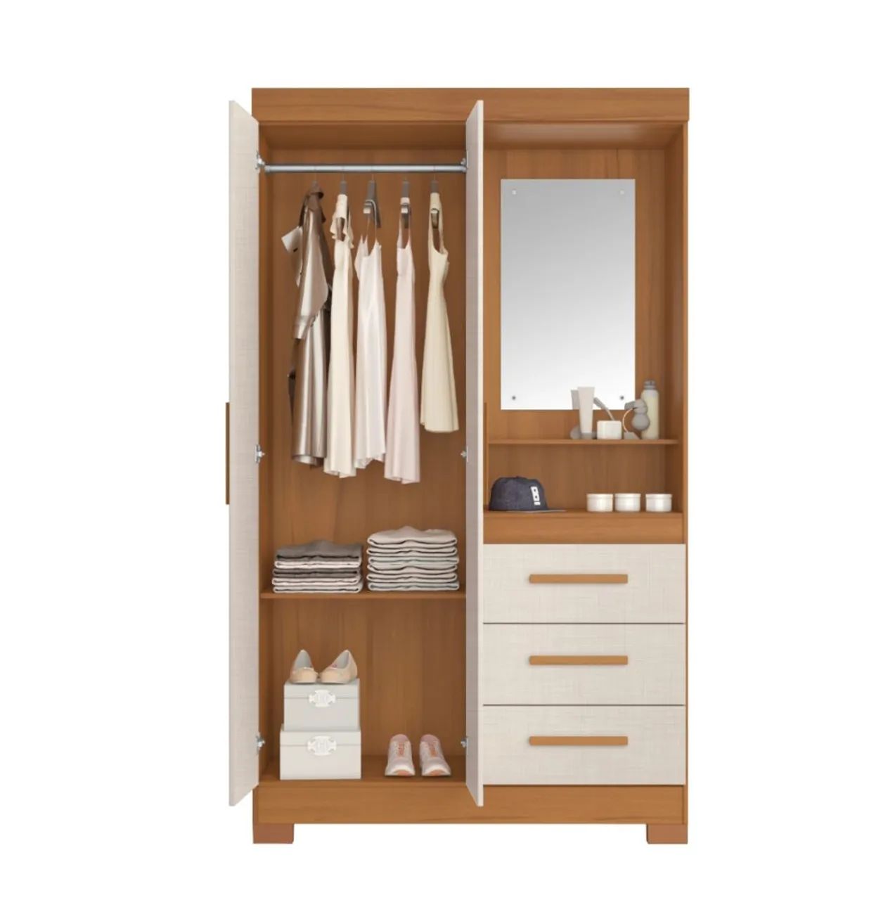 Guarda roupa NT 6020 c/ Espelho  - Foto 2