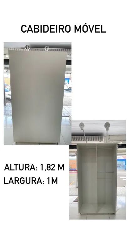 Cabideiro móvel ( arara de roupa ) 