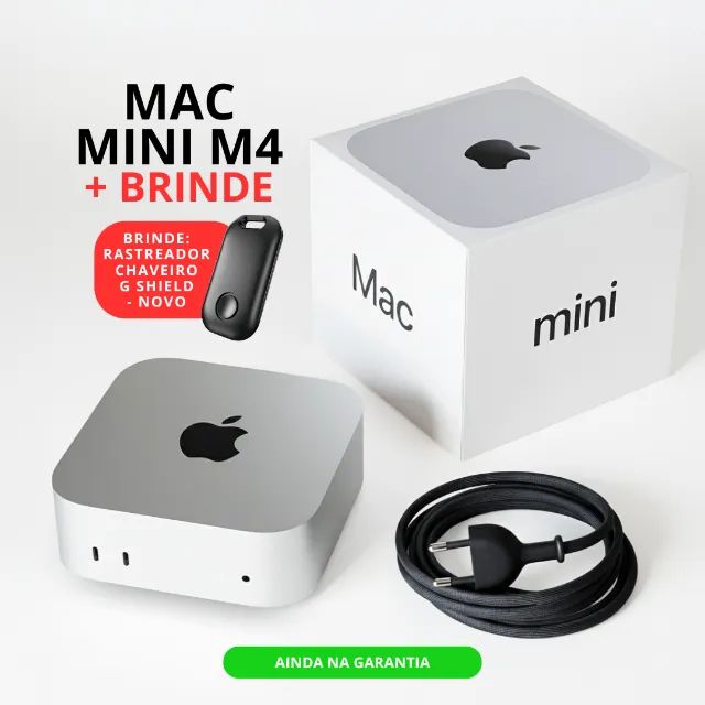 Mac Mini M4 | Seminovo | Excelente estado | Pouco uso (NA GARANTIA