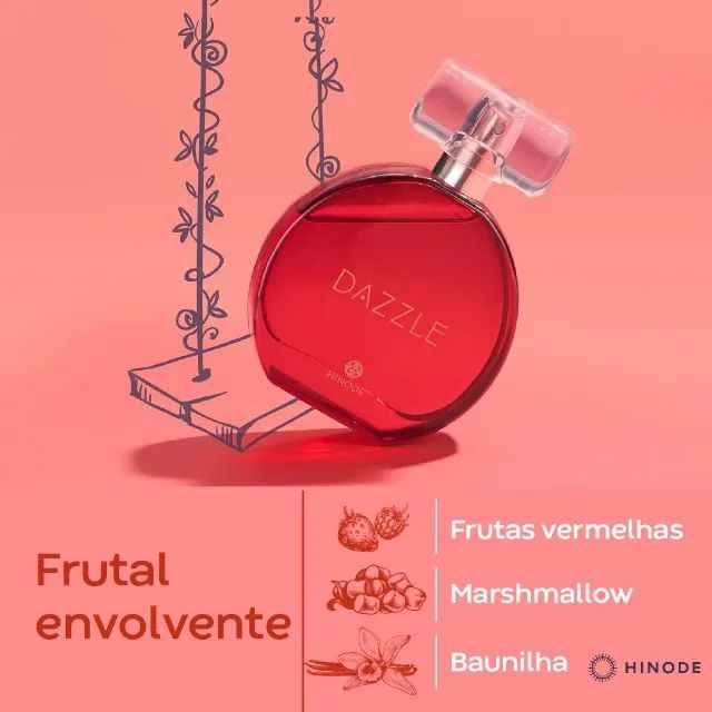 Perfume Hinode Dazzle Vermelho Dazzle Color Vermelho Deo Colônia