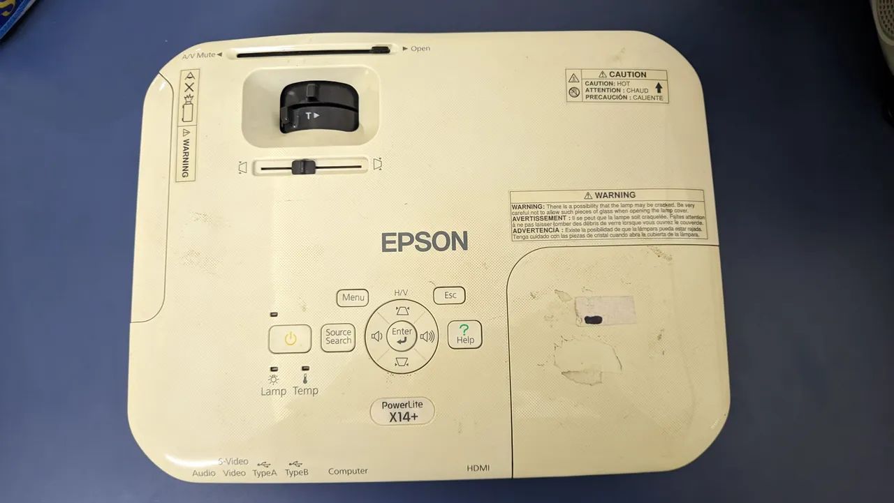 Projetor Epson PowerLite X14+ Não funciona o hdmi - Foto 2