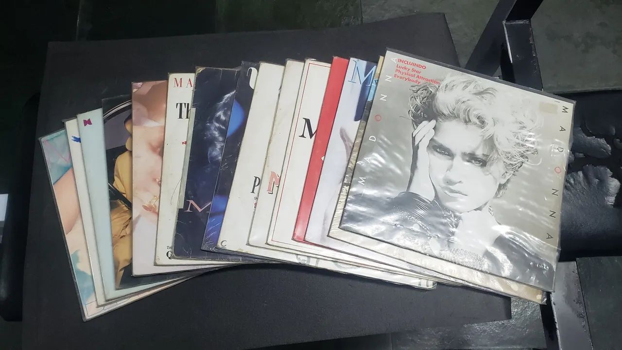 Coleção de 15  Discos de Vinil Madonna