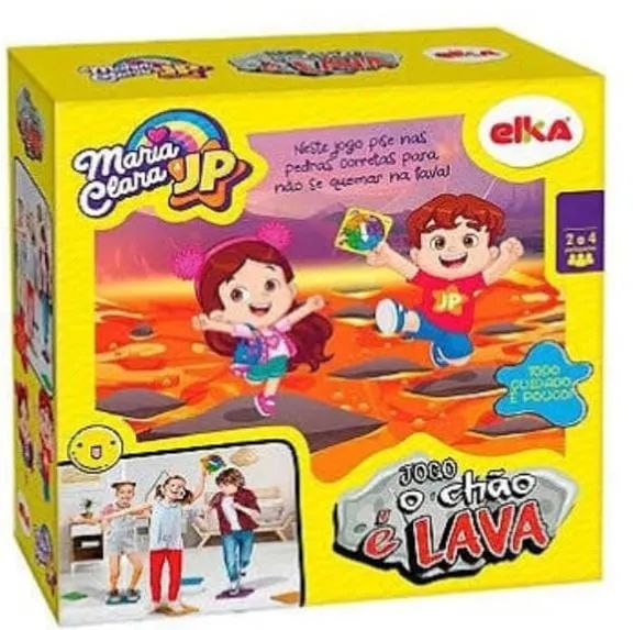 O chão é lava Maria Clara e JP