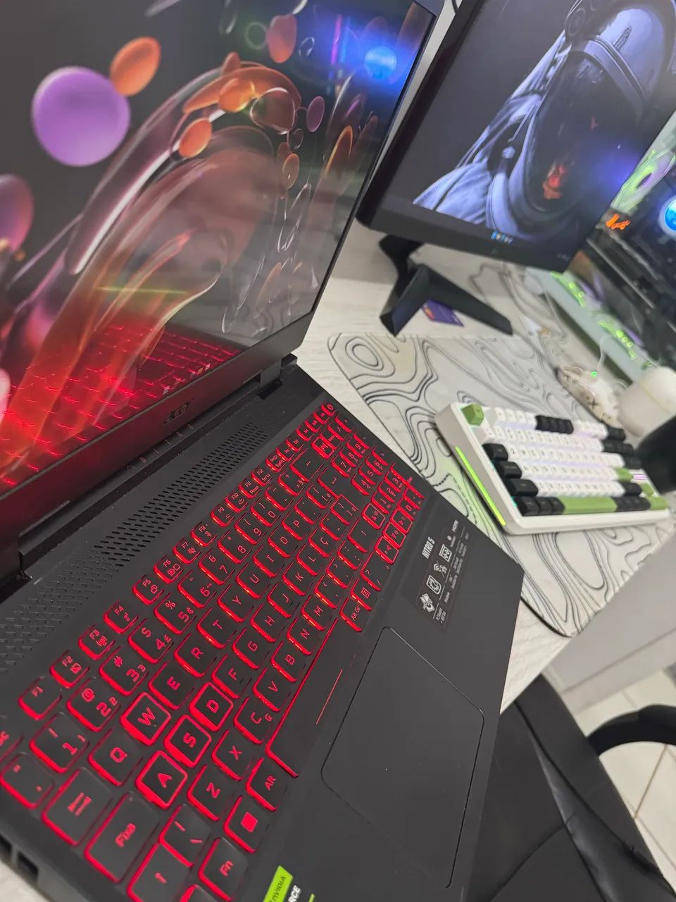 Notebook Gamer Nitro 5 24gb RAM + RTX 3050 + SSD 512gb - Foto 3