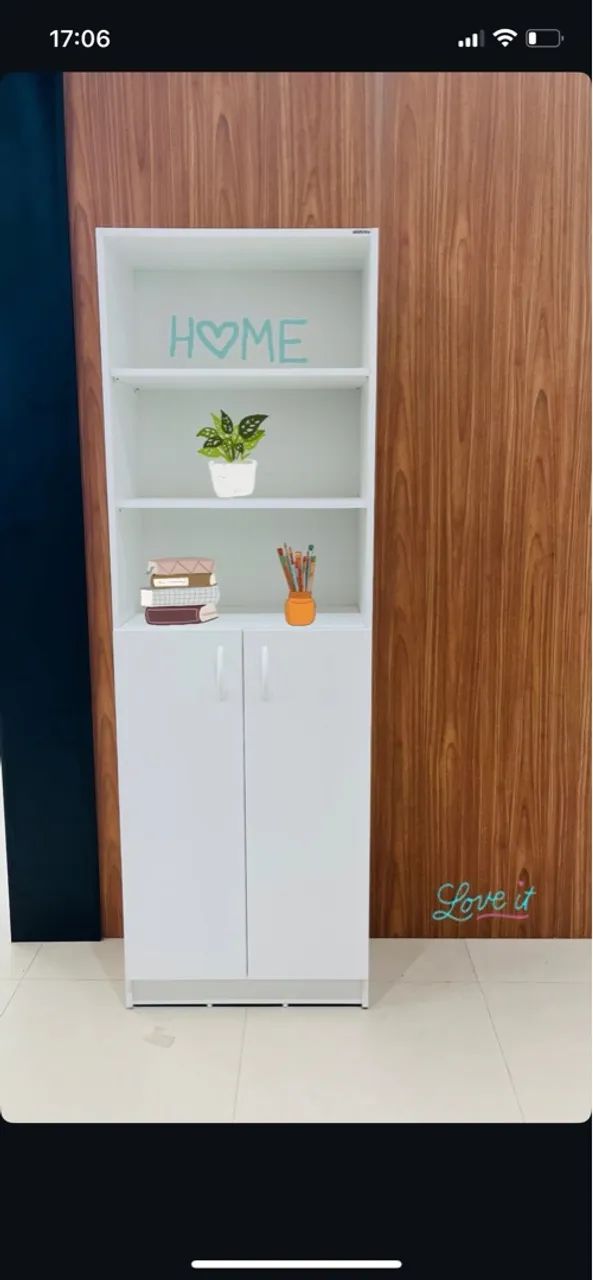 Armário Office em mdf com 2 portas ( novo ) 