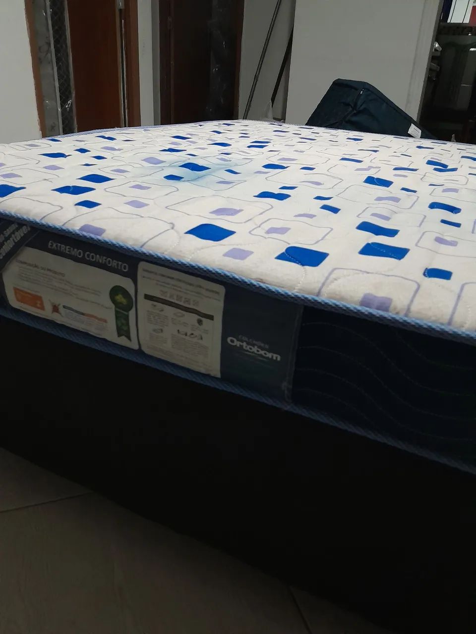 Colchão Ortobom + cama $$700 - Foto 2