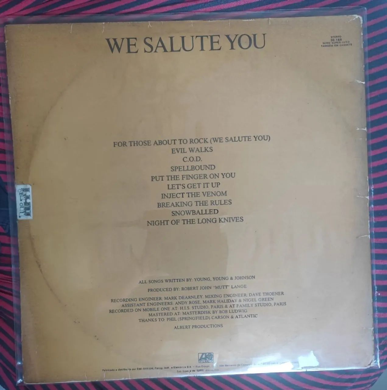 Vinil AC/DC - For Those About to Rock - 1981 Analógico - Foto 2