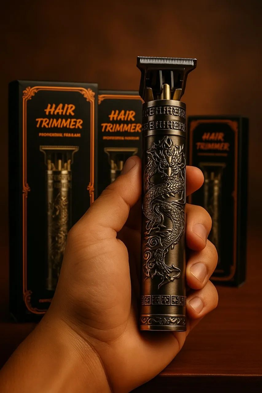 Aparador de Cabelo Profissional - Dragão Dourado - Foto 2