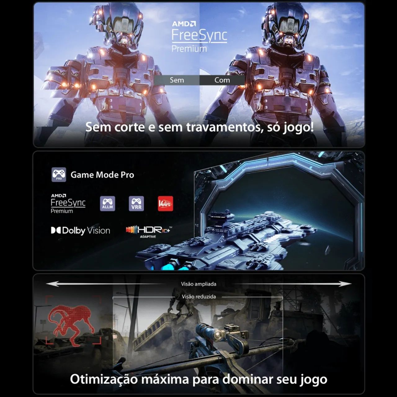 Smart TV QLED 100 4K UHD Toshiba Google TV 4HDMI 2USB 1AV - 100Z670RS - Foto 3