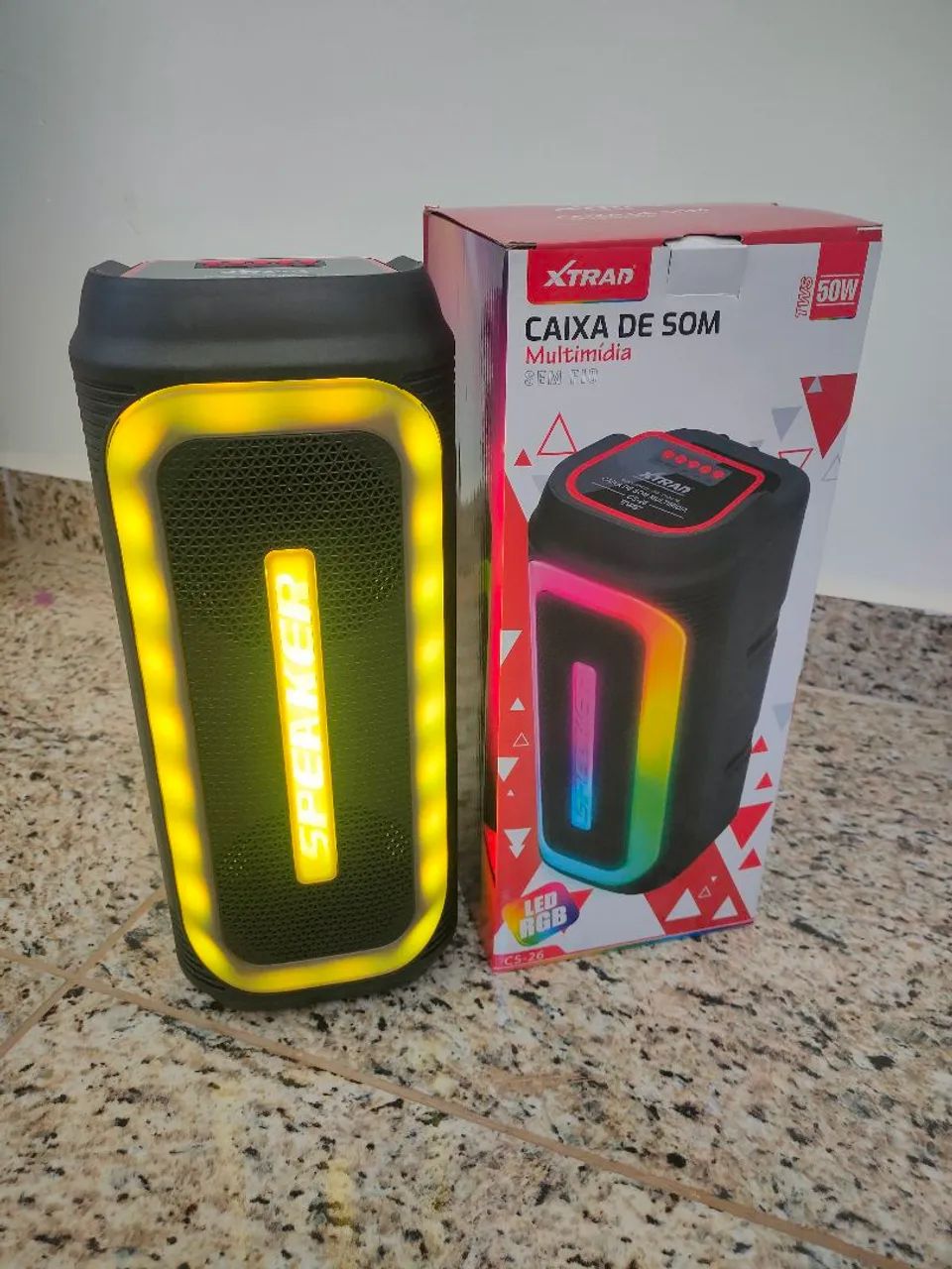 Caixa de som Bluetooth muito top 50w - Foto 3
