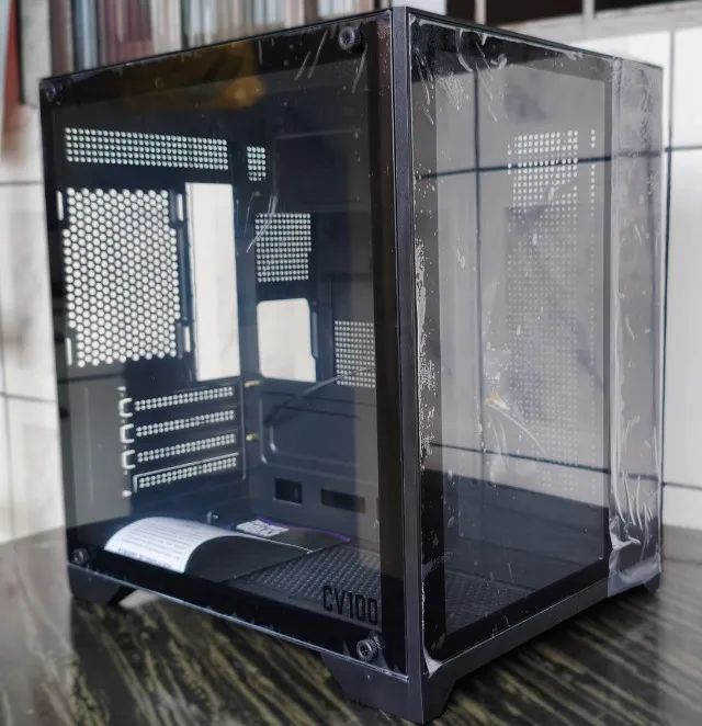 Gabinete Mancer BLACK vidro 