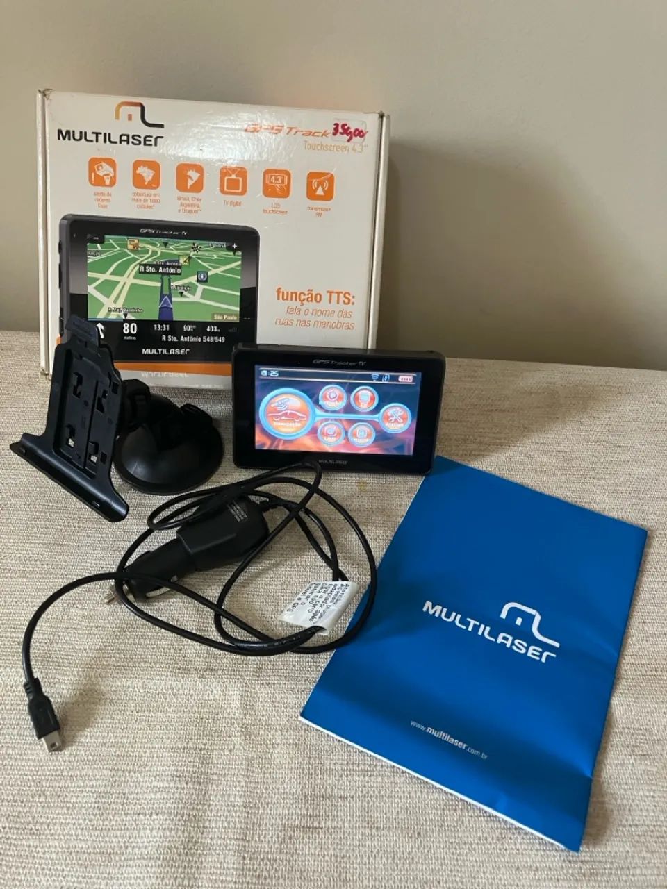 GPS Tracker Multilaser 4.3'' Touchscreen