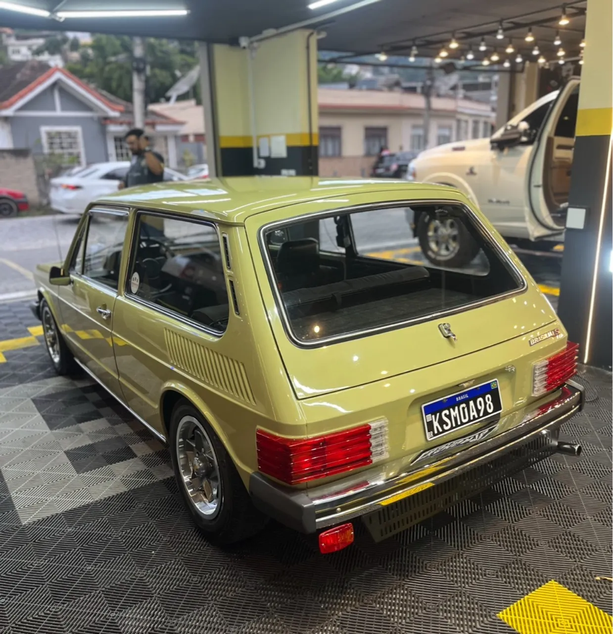 BRASÍLIA LS 1979 - PLACA PRETA IMPECÁVEL - COLECIONADOR