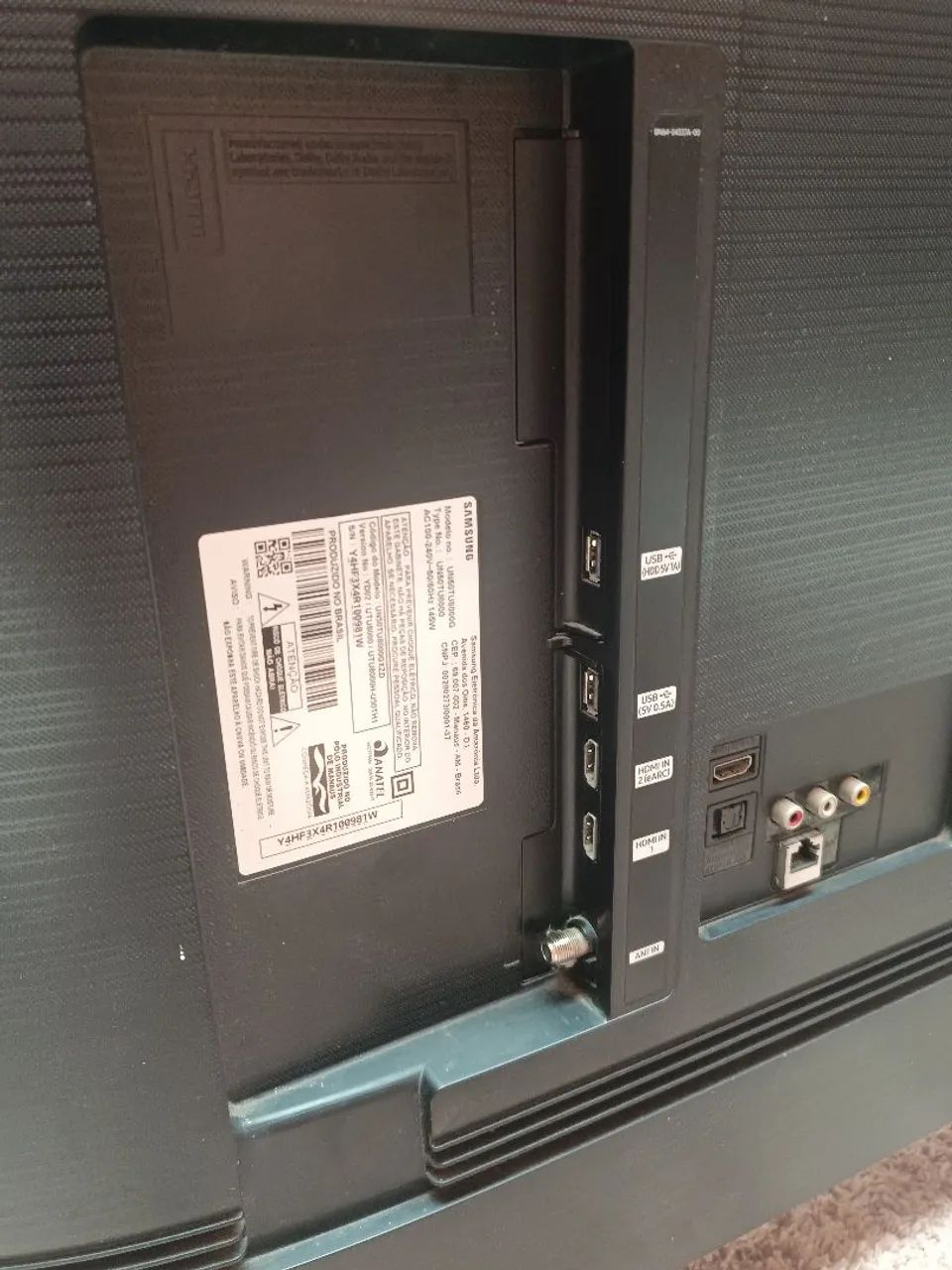 Smart TV Samsung COM DEFEITO NA TELA (aproveitamento de peças) - Foto 3