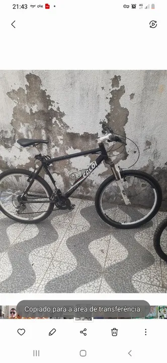 Bicicleta Caloi alumínio 26