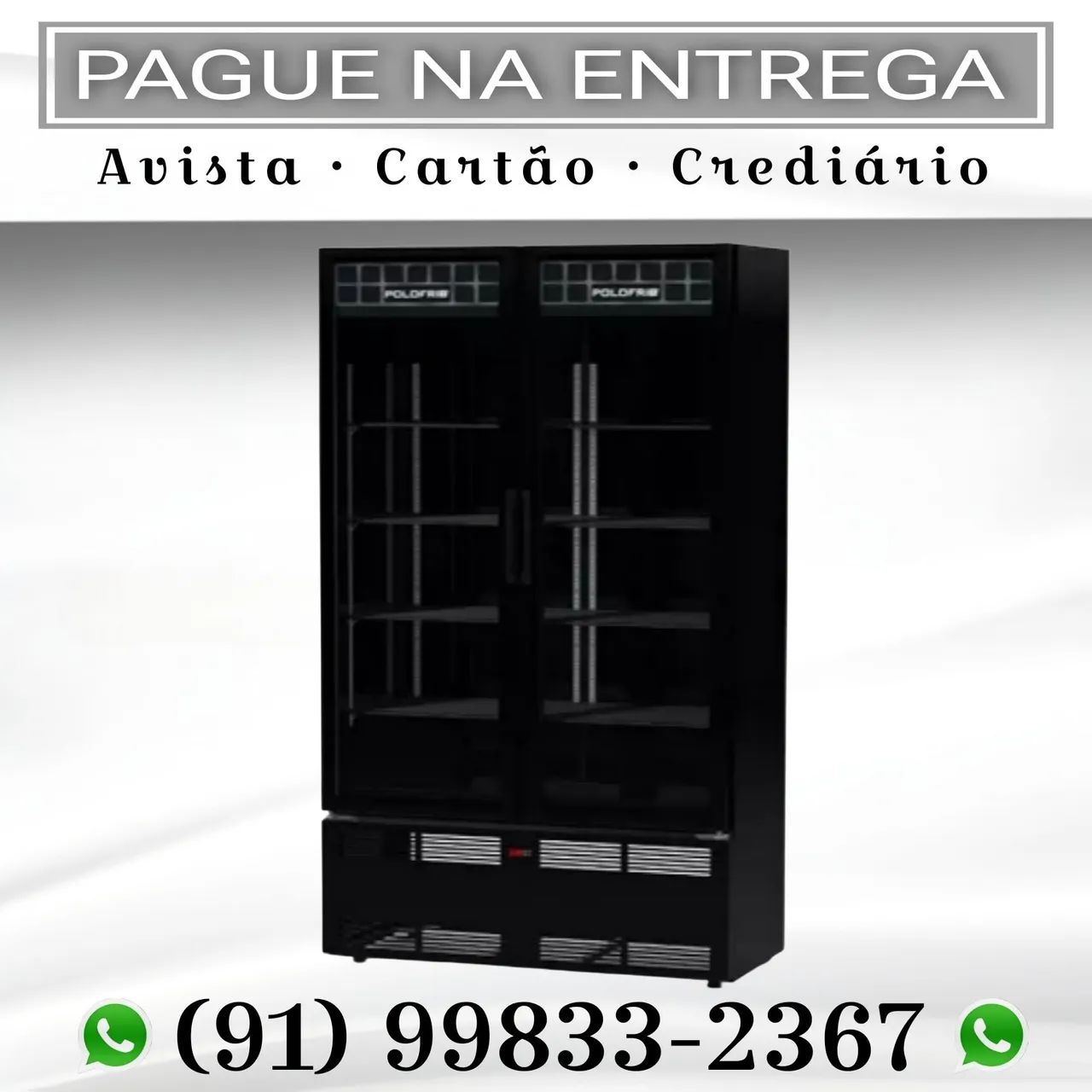 Expositor 2 Portas Refrigerado PoloFrio