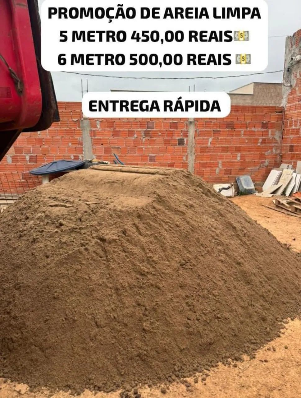 Areia e brita 