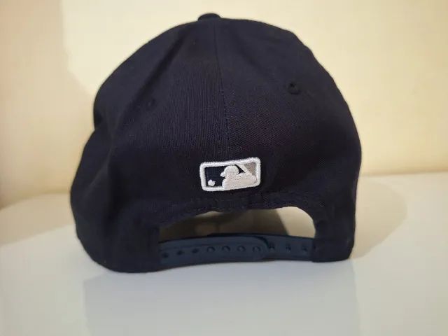Boné New Era Aba Curva de Algodão MLB New York Yankees Original - Foto 3