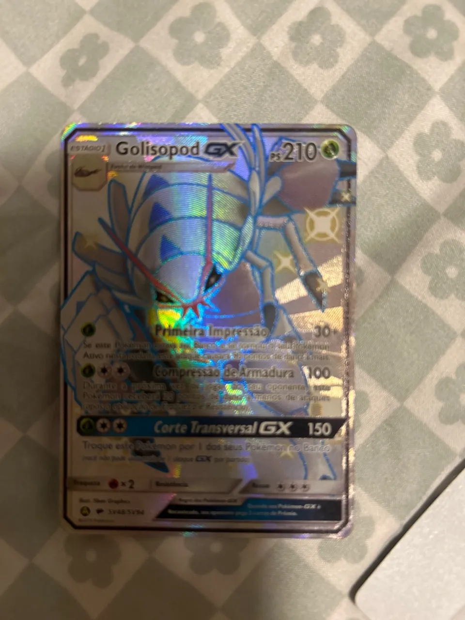 Carta Pokémon Golisopod GX SHINY