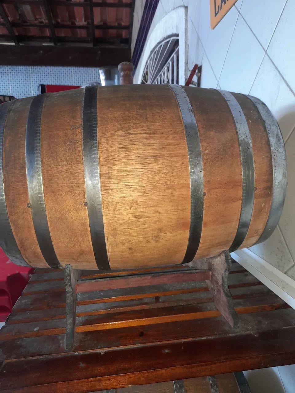 Barril de Madeira para Decoração - Foto 5