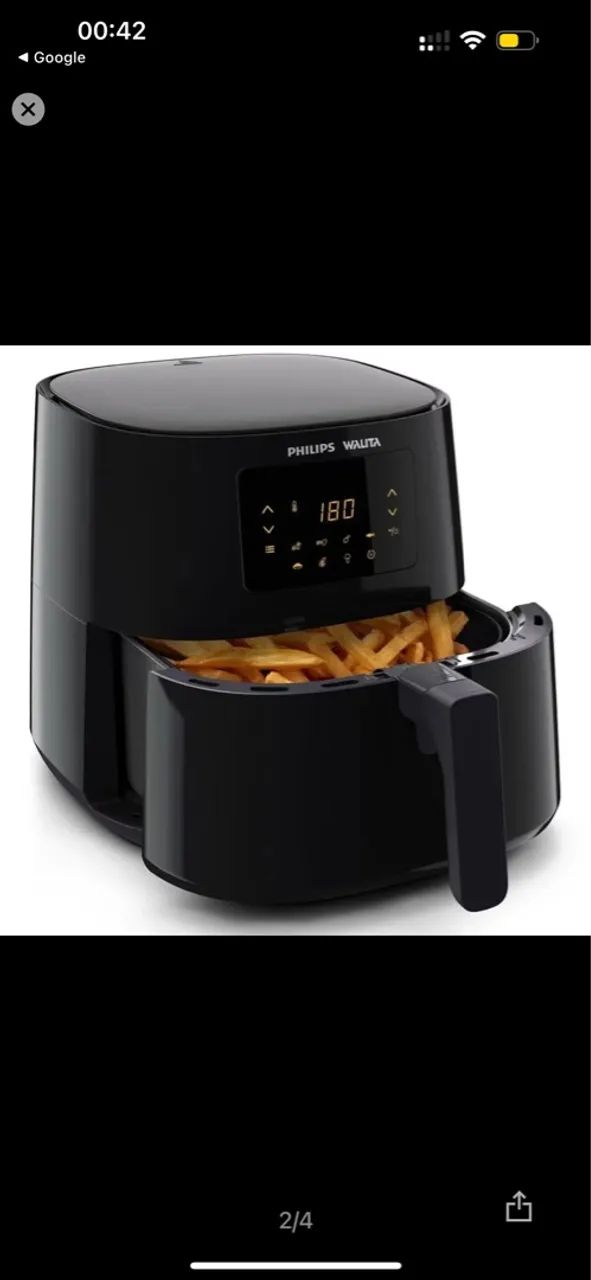 Air Fryer Philips Walita - Cozinha Prática e Saudável - Foto 4