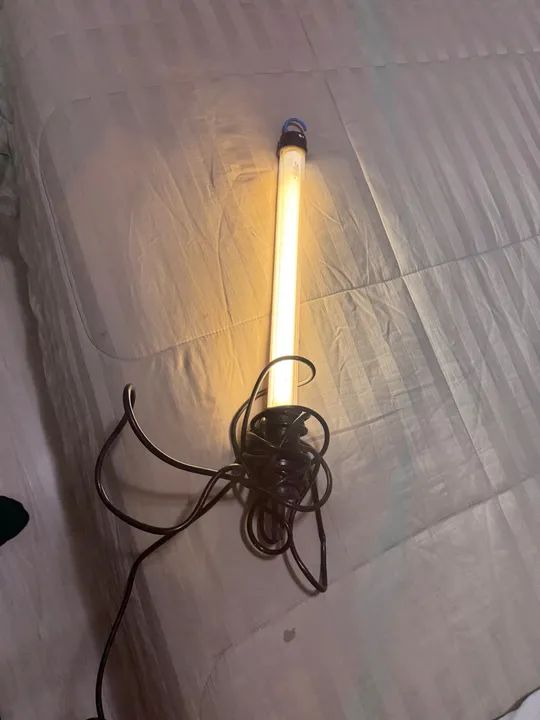 Lâmpada fluorescente com cabo  - Foto 2