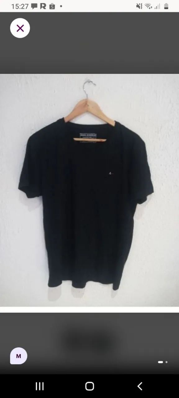 Camiseta Preta Aramis