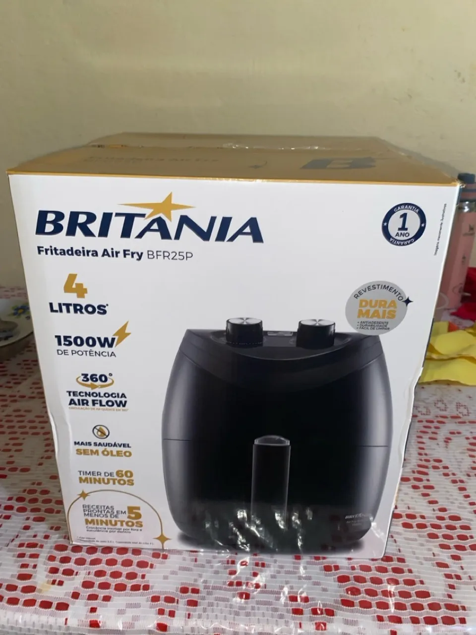 Fritadeira Air Fry Britânia BFR25P - 4 Litros