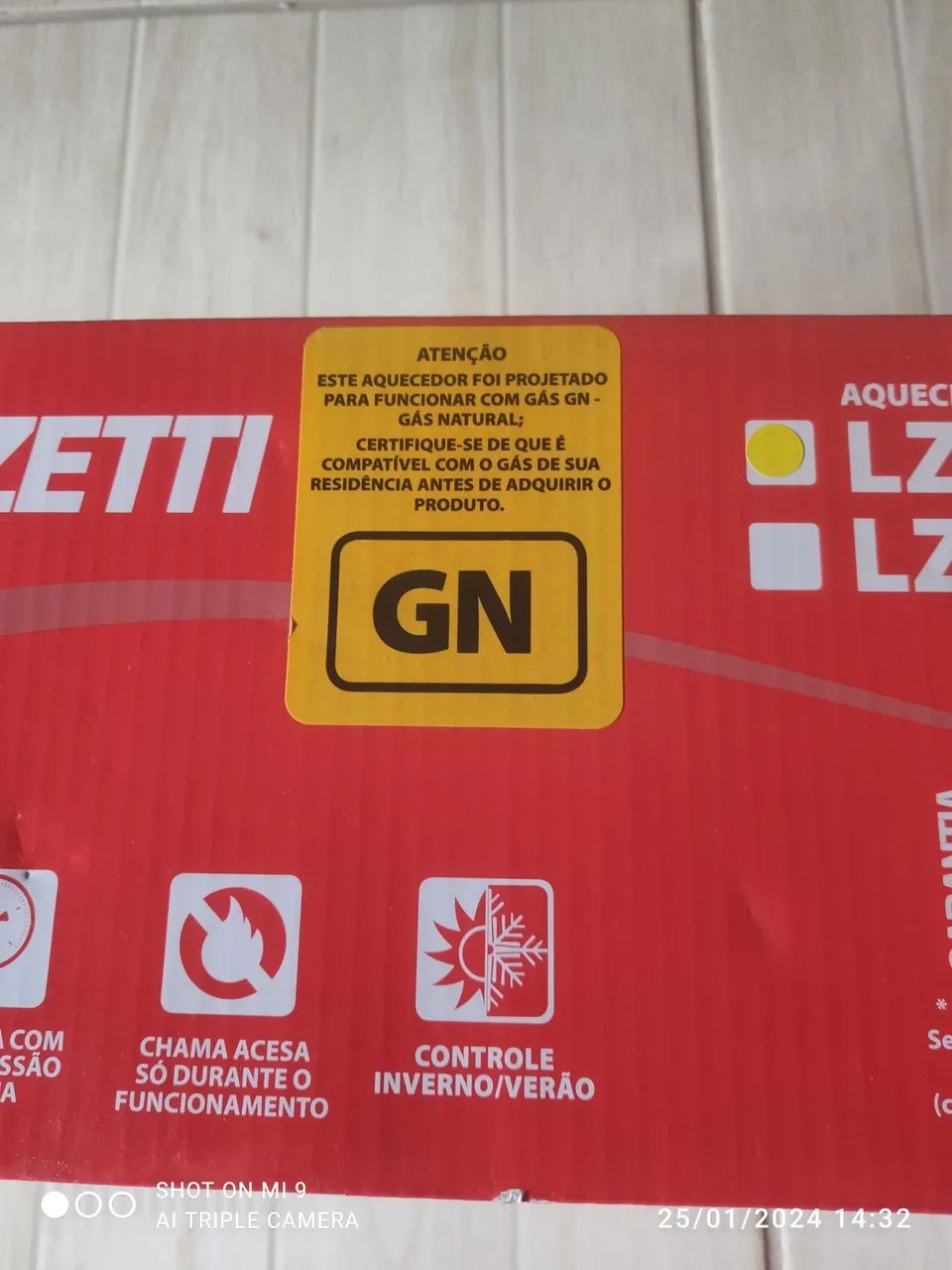 Aquecedor a gás 7,5 litros, novo  - Foto 3